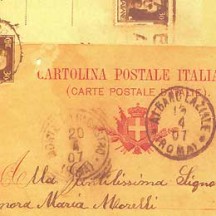 Vintage Postcard Print Italian Paper ~ Rossi Italy